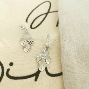 Kendra Scott Metal Drop Earrings - Abbie Silver